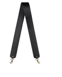 2"  SWIVEL SHOULDER STRAP in Black Napa bag strap Kendall Conrad   