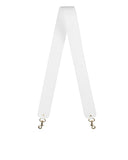 2"  SWIVEL SHOULDER STRAP in White Napa bag strap Kendall Conrad   