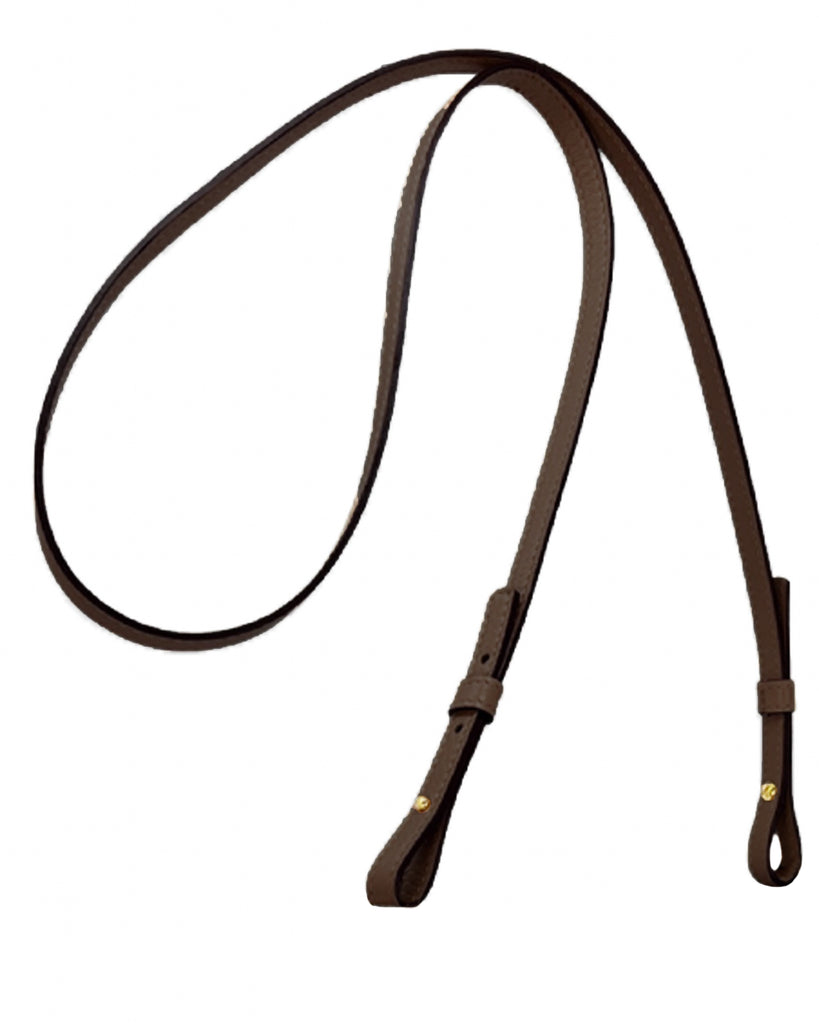 3/4" CROSSBODY STRAP in Umber Napa bag strap Kendall Conrad   