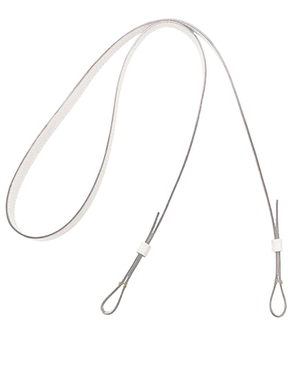 3/4" CROSSBODY STRAP in White Napa bag strap Kendall Conrad   