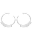 ABANICO FLAT HOOP EARRINGS jewelry, earrings Kendall Conrad   