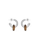 TIGER EYE HOOP EARRINGS new jewelry arrivals, Kendall Conrad Sterling Silver  
