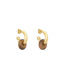 TIGER EYE HOOP EARRINGS new jewelry arrivals, Kendall Conrad   