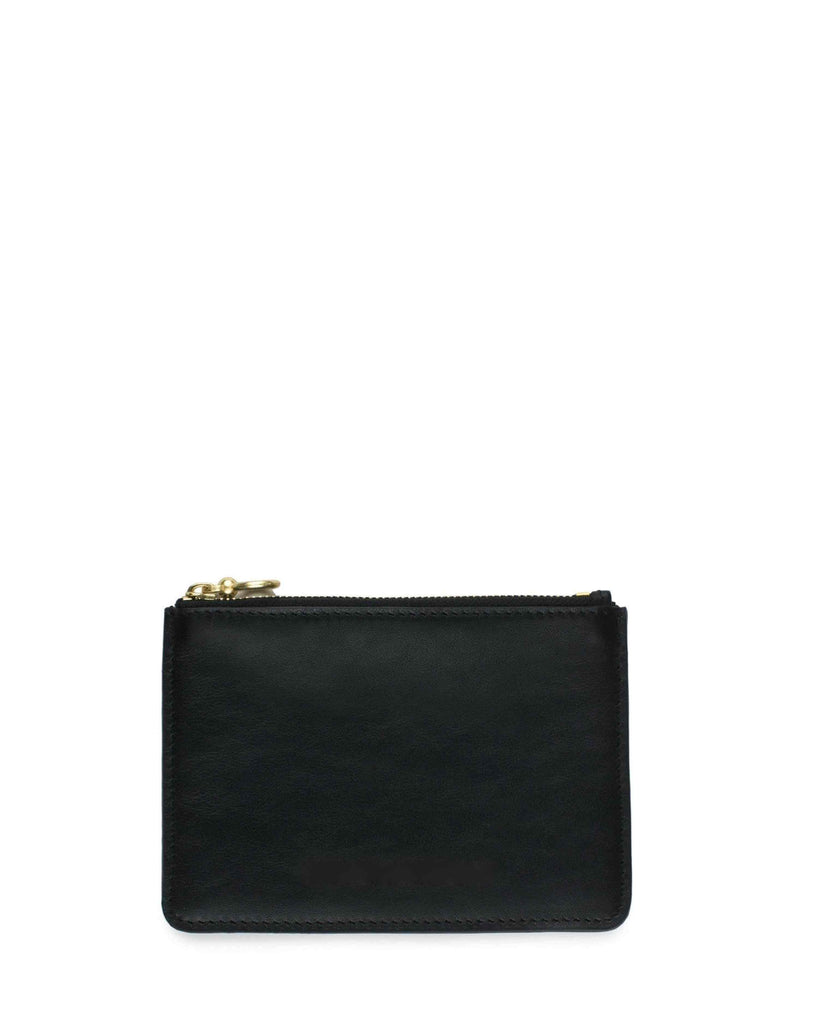 BOLSILLO I ZIP POUCH in Black Napa leather case Kendall Conrad   