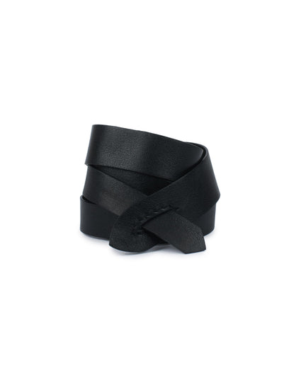 GIRONA WRIST WRAP in Black Napa leather bracelet Kendall Conrad   