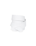 GIRONA WRIST WRAP in White Napa leather bracelet Kendall Conrad   