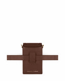 GITANA MINI + BELT BAG in Umber Napa small phone case bag Kendall Conrad   