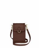 GITANA MINI + BELT BAG in Umber Napa small phone case bag Kendall Conrad   