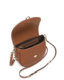 GITANA V SADDLEBAG in Sienna Napa small leather bag Kendall Conrad   
