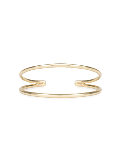 GYRO THIN CUFF BRACELET jewelry, Kendall Conrad Brass  