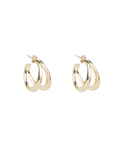 GYRO HOOP EARRINGS jewelry Kendall Conrad Gold Plated  