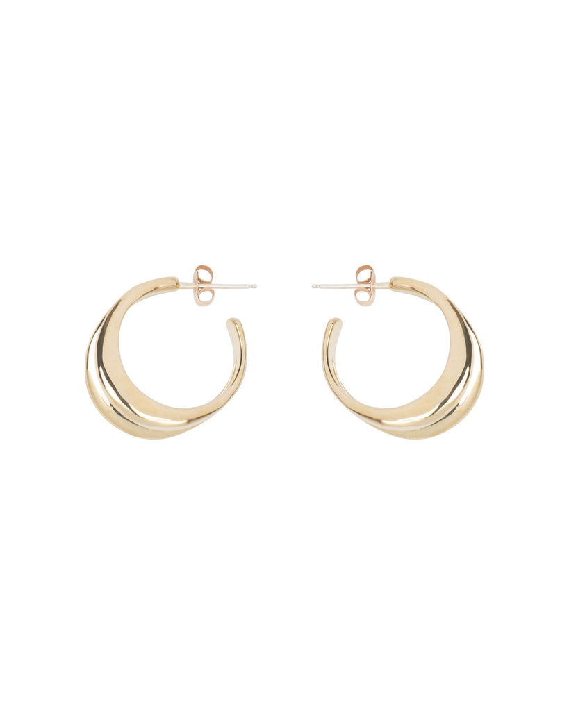 GYRO HOOP EARRINGS jewelry Kendall Conrad Brass  