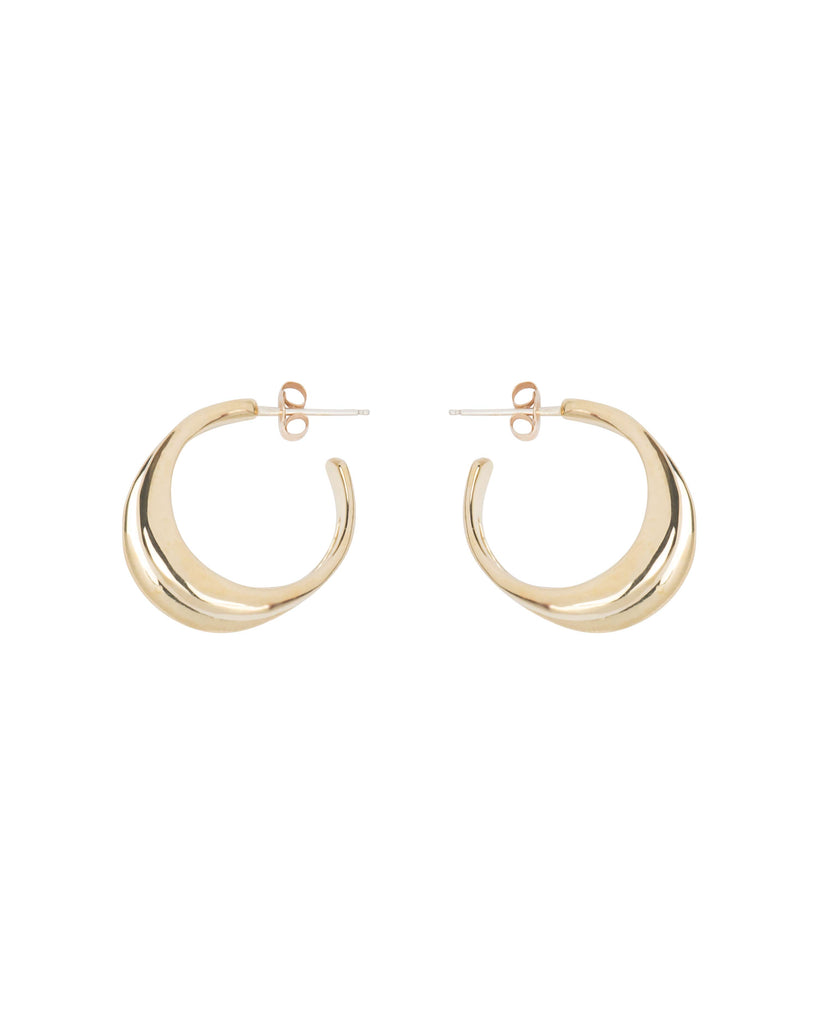 GYRO HOOP EARRINGS jewelry Kendall Conrad Brass  