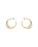 GYRO HOOP EARRINGS jewelry Kendall Conrad Brass  
