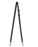 1/2"  SWIVEL CROSSBODY STRAP in Black Napa bag strap Kendall Conrad   