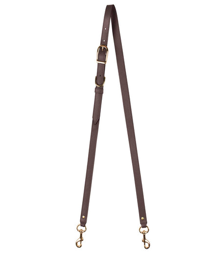 1/2"  SWIVEL CROSSBODY STRAP in Chocolate Napa bag strap Kendall Conrad   