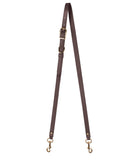 1/2"  SWIVEL CROSSBODY STRAP in Chocolate Napa bag strap Kendall Conrad   