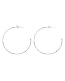 POUNDED HOOP EARRINGS gold Kendall Conrad Sterling SIlver  