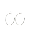 POUNDED HOOP EARRINGS gold Kendall Conrad   