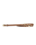 1/2" RING BELT in Sienna Napa skinny belt Kendall Conrad   