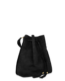 L'AVENTURA II BUCKET BAG in Black Suede leather bag Kendall Conrad   