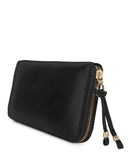 LUZ ZIP AROUND WALLET in Black Napa leather case Kendall Conrad   