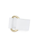 MAJA II CUFF in White Napa leather bracelet Kendall Conrad   