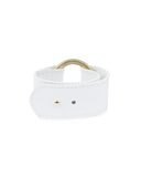 MAJA II CUFF in White Napa leather bracelet Kendall Conrad   