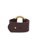 MAJA II CUFF in Chocolate Napa leather bracelet Kendall Conrad   