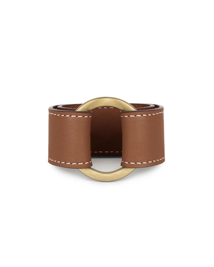 MAJA II CUFF in Sienna Napa leather bracelet Kendall Conrad   