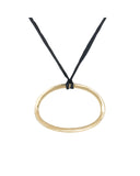MAJA LONG PENDANT jewelry, Kendall Conrad Gold Plated/Black  