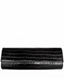 Nº3 CLUTCH in Embossed Black Croco clutch Kendall Conrad   