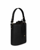 NIÑA SHOULDER BUCKET BAG in Black Napa shoulder bag Kendall Conrad   