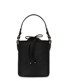 NIÑA SHOULDER BUCKET BAG in Black Napa shoulder bag Kendall Conrad   