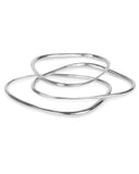 OBLIQUE THIN BANGLE jewelry, Kendall Conrad Sterling Silver  