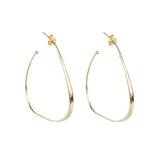 OBLIQUE I HOOP EARRINGS earrings Kendall Conrad Gold Plated  