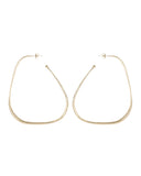 OBLIQUE III HOOP EARRINGS jewelry, Kendall Conrad Brass  