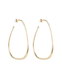 OBLIQUE III HOOP EARRINGS jewelry, Kendall Conrad Gold Plated  
