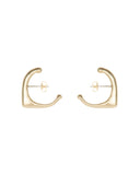 OBLIQUE POST EARRINGS jewelry, Kendall Conrad Gold Plated  