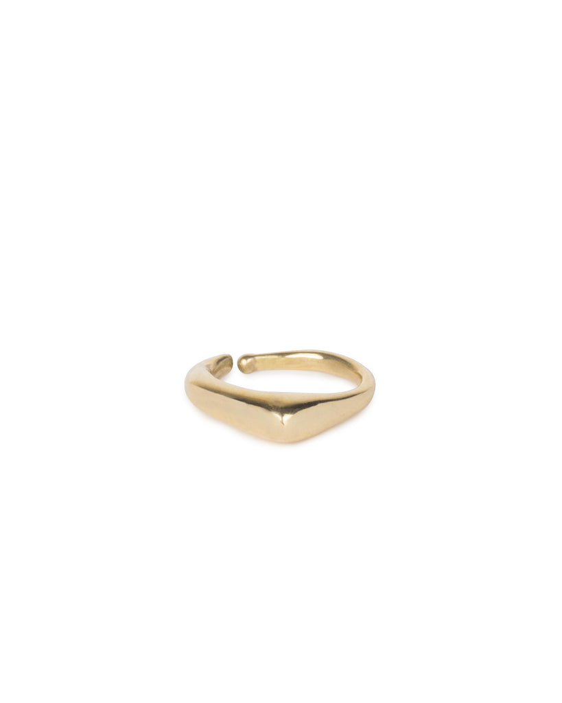 OBLIQUE CUFF RING jewelry, Kendall Conrad 6 Brass 