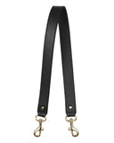 1" SWIVEL SHOULDER STRAP in Black Napa bag strap Kendall Conrad   