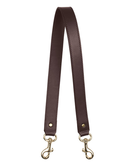 1"  SWIVEL SHOULDER STRAP in Chocolate Napa bag strap Kendall Conrad   
