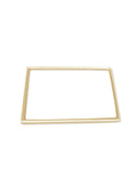RECTANGLE BANGLE jewelry, Kendall Conrad Gold Plated  