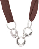 CHAIN RIBBON BRACELET bracelet Kendall Conrad Sterling Silver Chocolate 