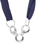 CHAIN RIBBON BRACELET bracelet Kendall Conrad Sterling Silver Dark Denim 