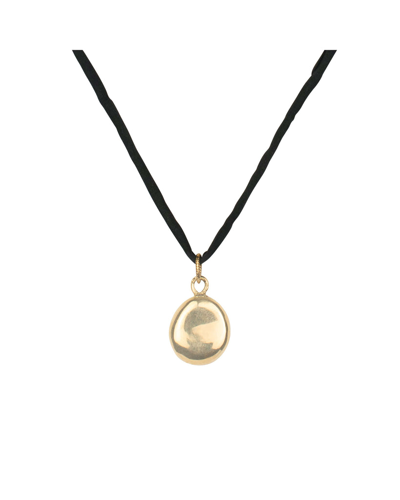 ROCK I PENDANT jewelry, Kendall Conrad Brass Natural Brown 