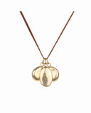 ROCK I PENDANT jewelry, Kendall Conrad Gold Plated Natural Brown 