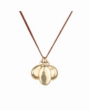 ROCK II PENDANT jewelry, Kendall Conrad Gold Plated Natural Brown 