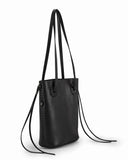 SANCHA BUCKET BAG in Black Napa leather Kendall Conrad   