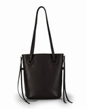 SANCHA BUCKET BAG in Black Napa leather Kendall Conrad   
